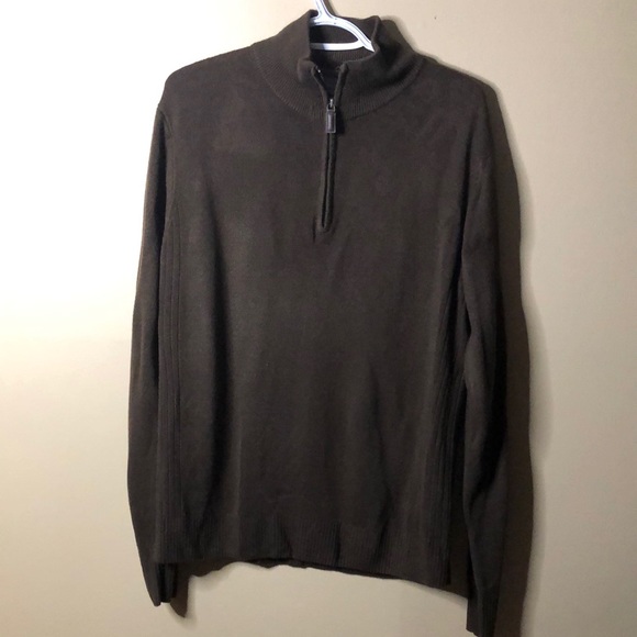 Oscar de la renta 1/2 zip pull over large - Picture 1 of 6